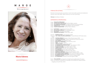 María Cabrera - MAROE Management