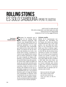 Rolling Stones Es solo sabiduría (pero te gusta)