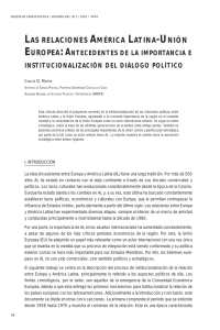 las relaciones américa latina-unión
