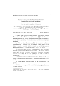 Compact Cosyrnplectic Manifolds of Positive Constant w