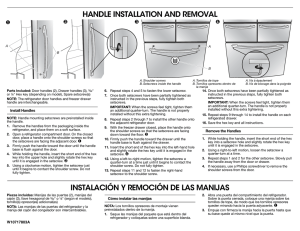 handle installation and removal instalación y