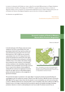 Economic analysis of floods in Western Buenos Aires Province