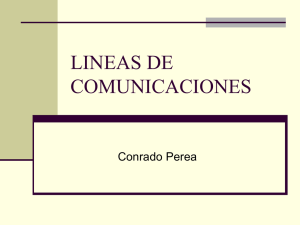 LINEAS DE COMUNICACIONES