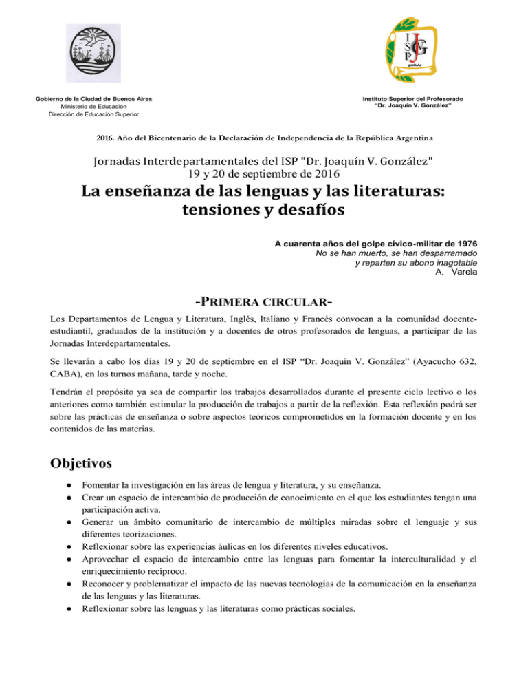 La enseñanza de las lenguas y las literaturas tensiones y desafíos