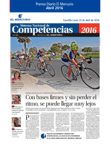 Prensa Diario El Mercurio Abril 2016
