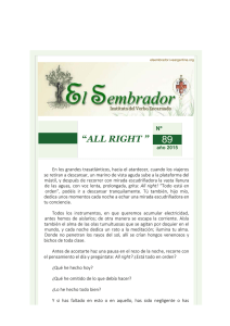 all right - El Sembrador