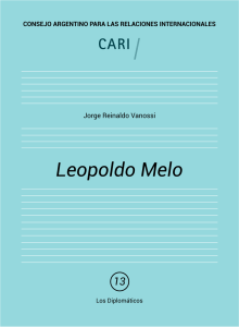 Leopoldo Melo - Consejo Argentino para las Relaciones