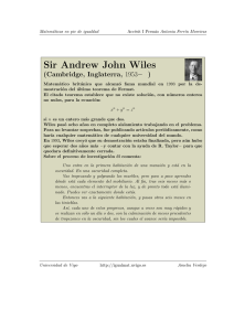 Sir Andrew John Wiles