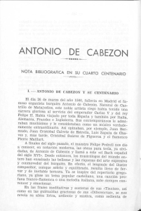 ANTONIO DE CABEZON