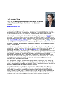 Prof. Carlota Pérez