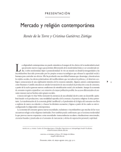 Mercado y religión contemporánea