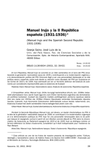 Manuel Irujo y la II República española (1931