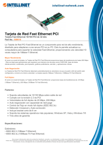 Tarjeta de Red Fast Ethernet PCI