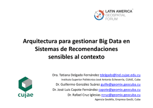 Arquitectura para gestionar Big Data en Sistemas de