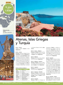 Atenas, Islas Griegas y Turquía