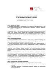 Tribunal de Compensación de la Universidad Europea de Madrid