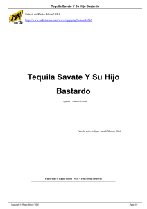 Tequila Savate Y Su Hijo Bastardo