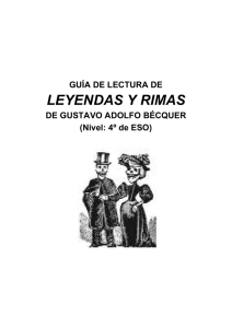 Leyendas y rimas de Gustavo Adolfo Bécquer 4º ESO