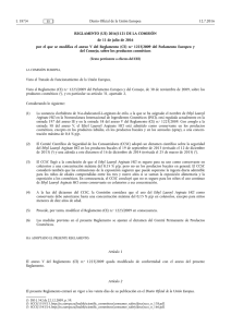 Reglamento (UE) 2016/1121 de la Comisión, de 11 de