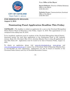 Nominating Panel Application Deadline This Friday