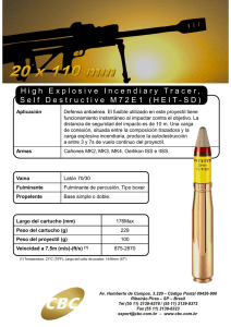 High Explosive Incendiary Tracer, Self Destructive M72E1