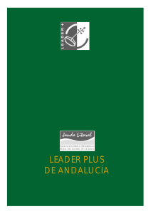 Desplegable de LEADER PLUS de Andalucía