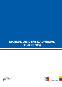 Manual de identidad visual señalética del Ministerio de Salud Pública
