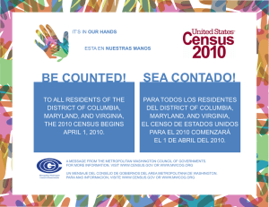 be counted! sea contado! - Metropolitan Washington Council of