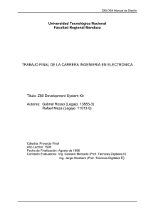 z80 dsk manual de diseño - UTN - Universidad Tecnológica Nacional