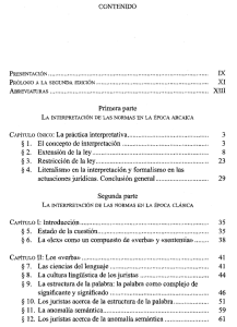 IX XI Primera parte CAPiTULo UNico: La pnictica interpretativa