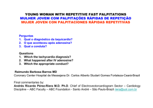 young woman with repetitive fast palpitations mulher jovem com