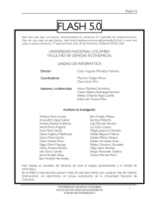 Flash 5.0 - Facultad de Ciencias Económicas