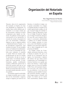 Organización del Notariado en España
