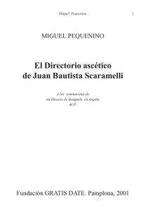 El Directorio ascético de Juan Bautista Scaramelli