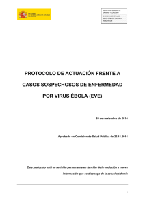 PROTOCOLO DE ACTUACIÓN FRENTE A CASOS