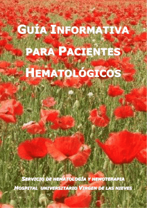 guía informativa para pacientes hematológicos
