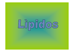 lípidos - Biología UVM