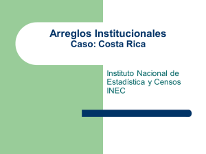 Arreglos Institucionales en Costa Rica
