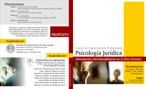 Psicología Jurídica - Poder Judicial | Santiago del Estero