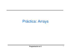 Práctica: Arrays