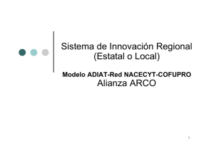 Sistemas de Innovación Regional