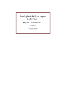 Antología de la lírica y épica medievales