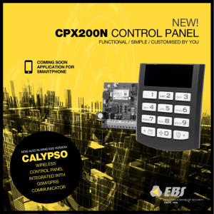 NEW! CPX200N CONTROL PANEL