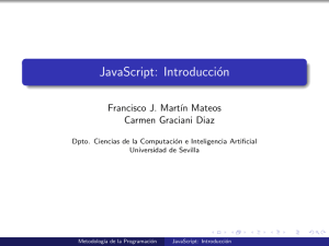 JavaScript: Introducción - Dpto. Ciencias de la Computación e
