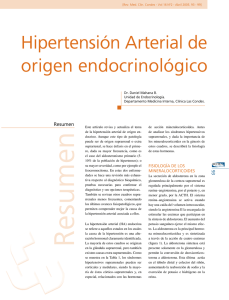 Hipertensión Arterial de origen endocrinológico