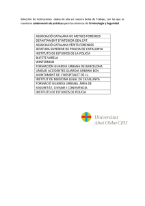 associació catalana de metges forenses departament d`interior gen