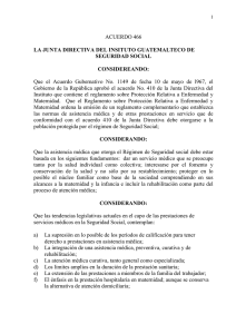 Acuerdo No. 466, Reglamento de Asistencia Médica