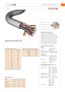 Cables de cobre de Brand-Rex - VOZ SiStemaS de CateGoría 3