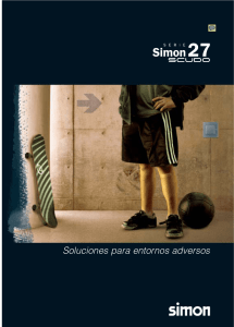 Serie Simon 27 Scudo, catálogo mecanismos enchufes, llaves e