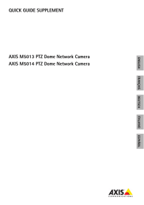 AXIS M5013/M5014 Quick Guide Supplement